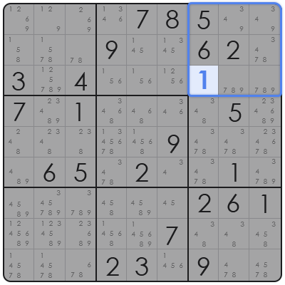 sudoku tip